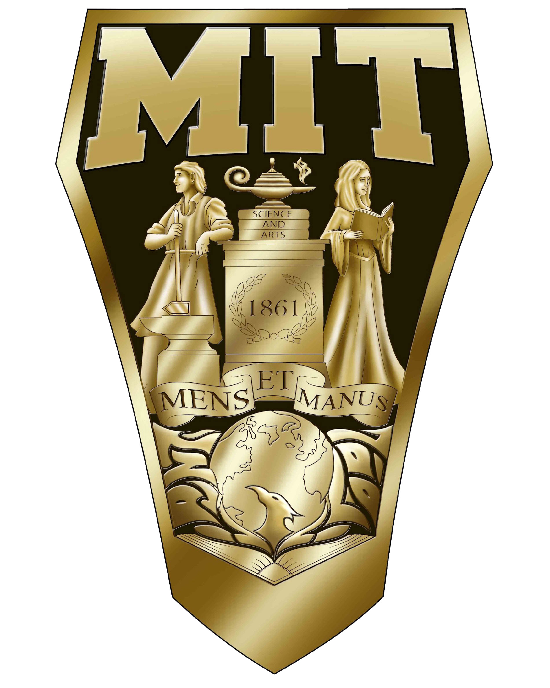 Class of 2018 Brass Rat Seal Shank